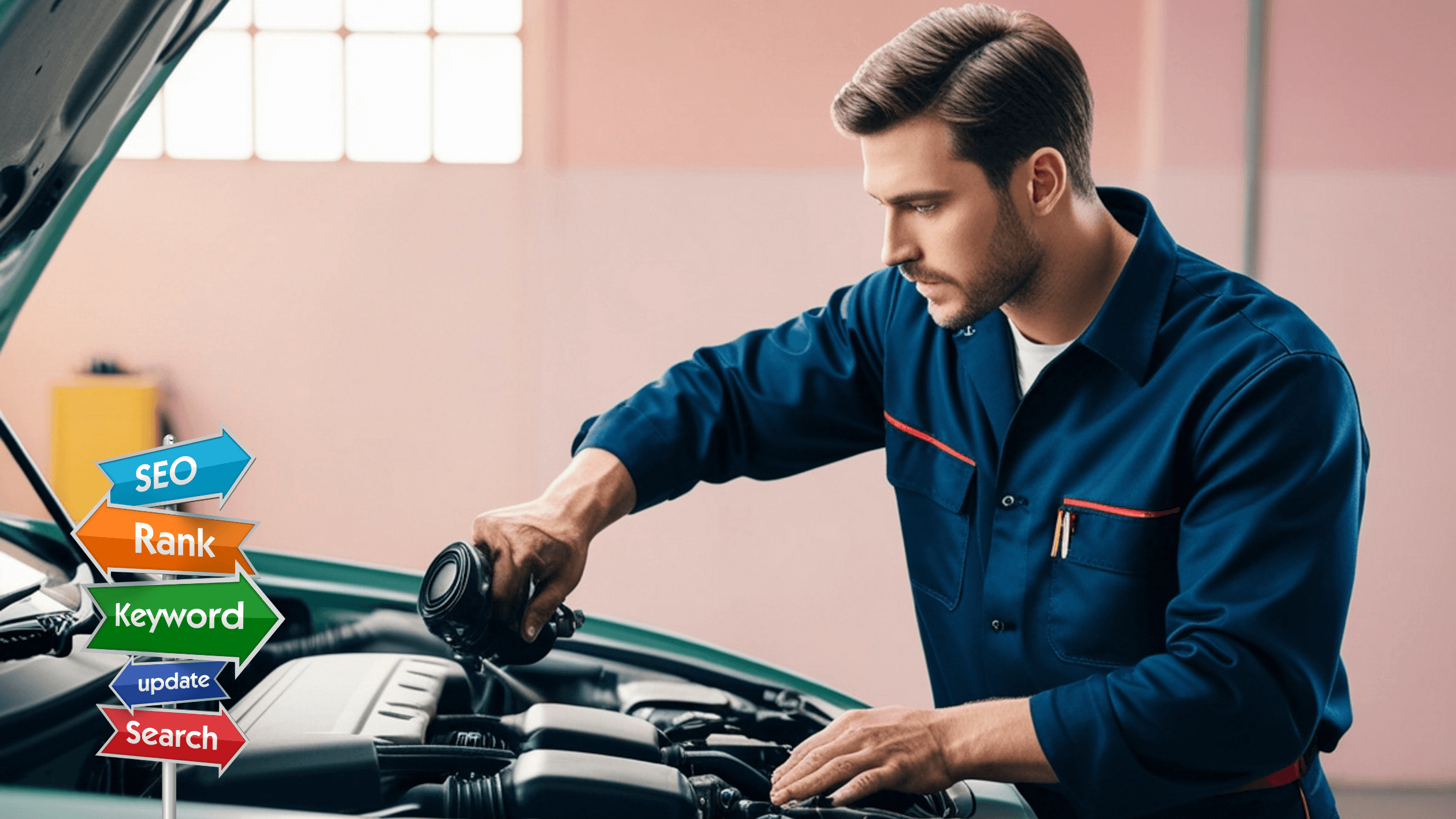 Rev Up Your Rankings: The Complete SEO Guide for Bike & Car Repair Shops | TossUp Media