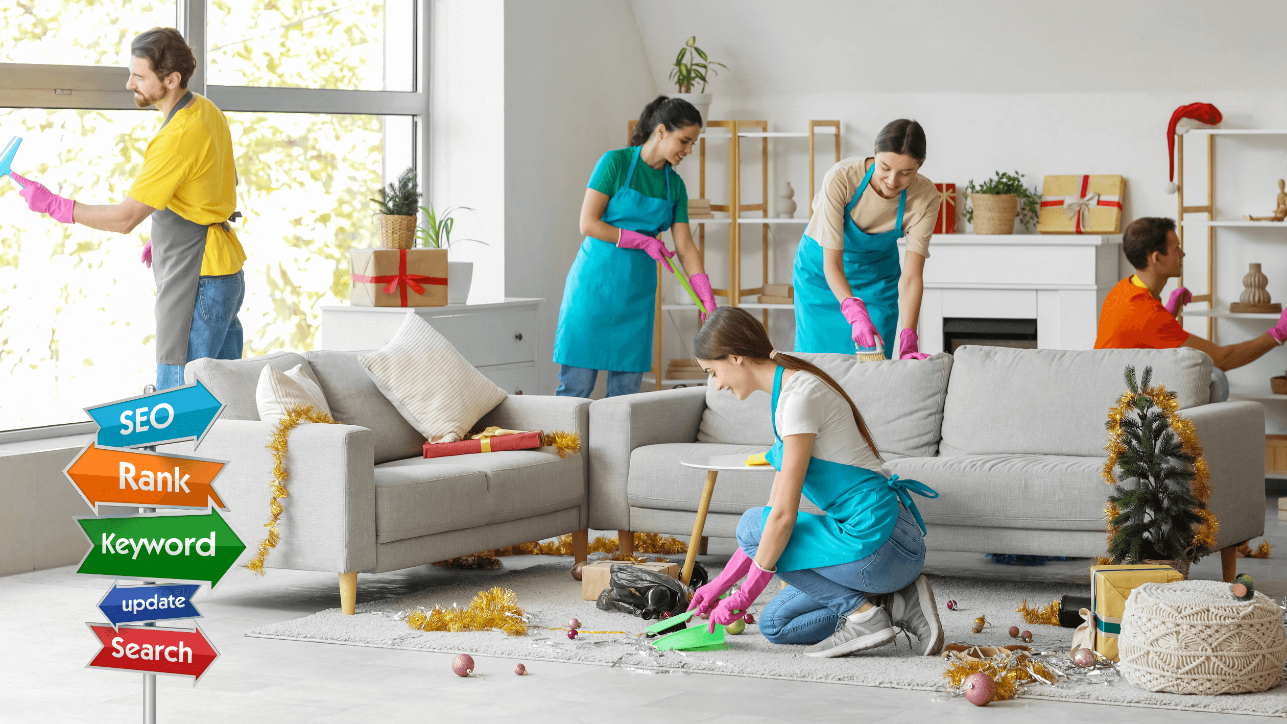 Scrub Your Way to the Top: The Ultimate SEO Guide for Cleaning Companies | TossUp Media